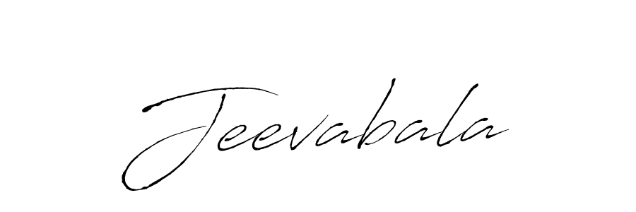 How to make Jeevabala signature? Antro_Vectra is a professional autograph style. Create handwritten signature for Jeevabala name. Jeevabala signature style 6 images and pictures png