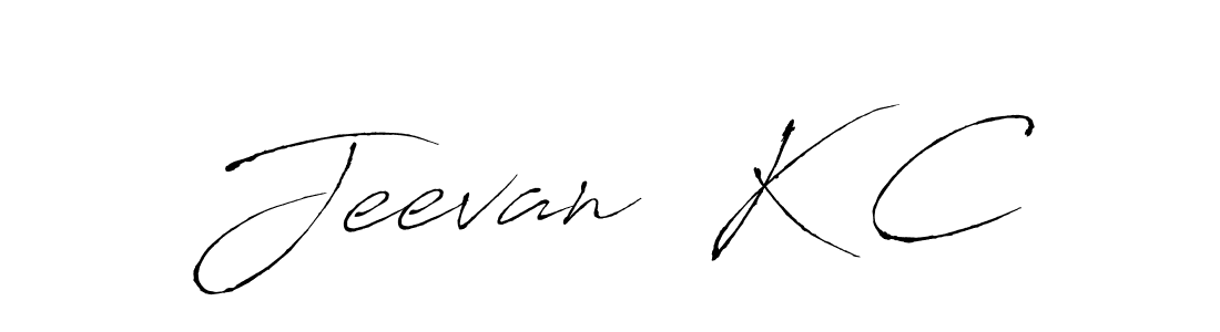 Similarly Antro_Vectra is the best handwritten signature design. Signature creator online .You can use it as an online autograph creator for name Jeevan  K C. Jeevan  K C signature style 6 images and pictures png