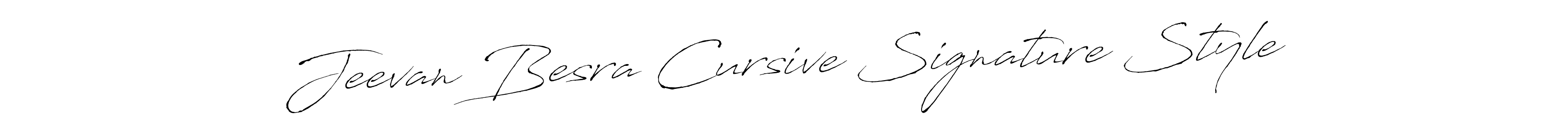 How to make Jeevan Besra Cursive Signature Style name signature. Use Antro_Vectra style for creating short signs online. This is the latest handwritten sign. Jeevan Besra Cursive Signature Style signature style 6 images and pictures png