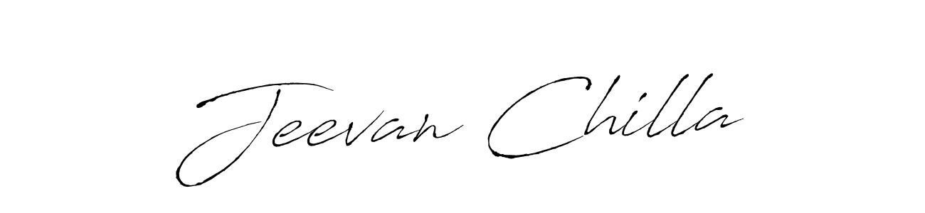 if you are searching for the best signature style for your name Jeevan Chilla. so please give up your signature search. here we have designed multiple signature styles  using Antro_Vectra. Jeevan Chilla signature style 6 images and pictures png