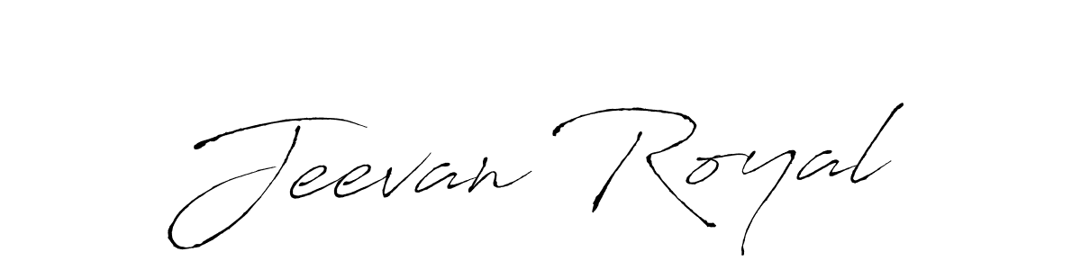 Design your own signature with our free online signature maker. With this signature software, you can create a handwritten (Antro_Vectra) signature for name Jeevan Royal. Jeevan Royal signature style 6 images and pictures png