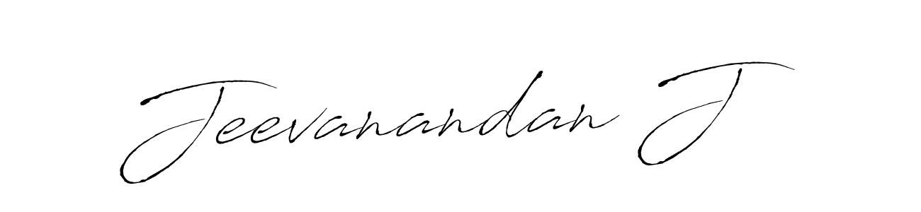 The best way (Antro_Vectra) to make a short signature is to pick only two or three words in your name. The name Jeevanandan J include a total of six letters. For converting this name. Jeevanandan J signature style 6 images and pictures png