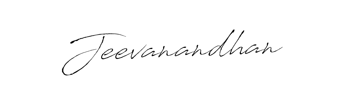 How to make Jeevanandhan name signature. Use Antro_Vectra style for creating short signs online. This is the latest handwritten sign. Jeevanandhan signature style 6 images and pictures png