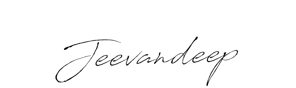 Design your own signature with our free online signature maker. With this signature software, you can create a handwritten (Antro_Vectra) signature for name Jeevandeep. Jeevandeep signature style 6 images and pictures png