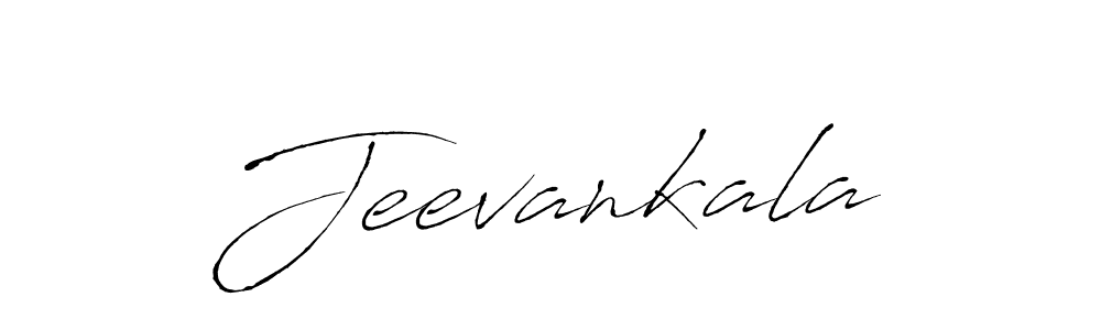 The best way (Antro_Vectra) to make a short signature is to pick only two or three words in your name. The name Jeevankala include a total of six letters. For converting this name. Jeevankala signature style 6 images and pictures png