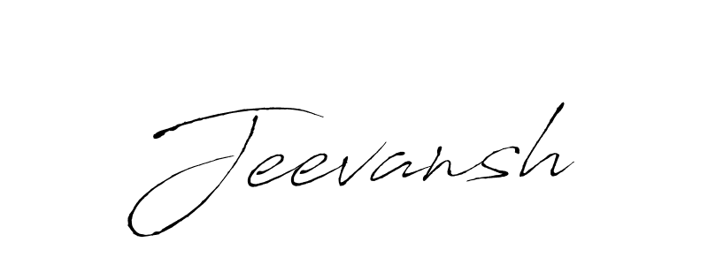 How to make Jeevansh name signature. Use Antro_Vectra style for creating short signs online. This is the latest handwritten sign. Jeevansh signature style 6 images and pictures png