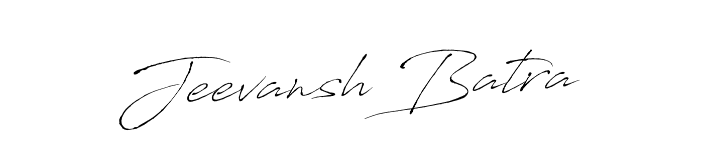 How to make Jeevansh Batra name signature. Use Antro_Vectra style for creating short signs online. This is the latest handwritten sign. Jeevansh Batra signature style 6 images and pictures png