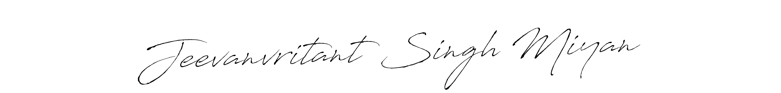 Design your own signature with our free online signature maker. With this signature software, you can create a handwritten (Antro_Vectra) signature for name Jeevanvritant Singh Miyan. Jeevanvritant Singh Miyan signature style 6 images and pictures png