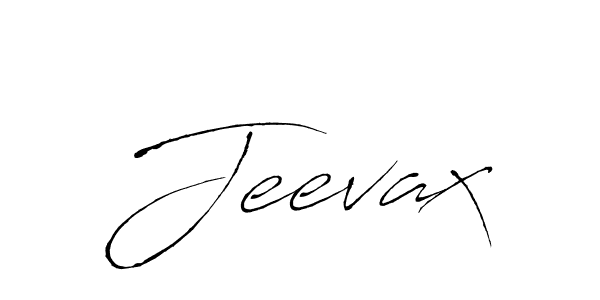 Jeevax stylish signature style. Best Handwritten Sign (Antro_Vectra) for my name. Handwritten Signature Collection Ideas for my name Jeevax. Jeevax signature style 6 images and pictures png