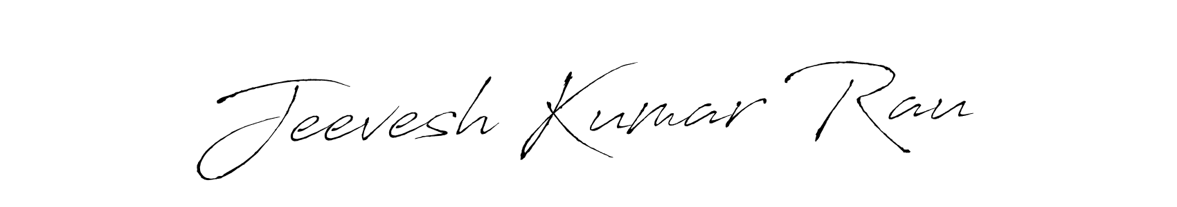 Also we have Jeevesh Kumar Rau name is the best signature style. Create professional handwritten signature collection using Antro_Vectra autograph style. Jeevesh Kumar Rau signature style 6 images and pictures png