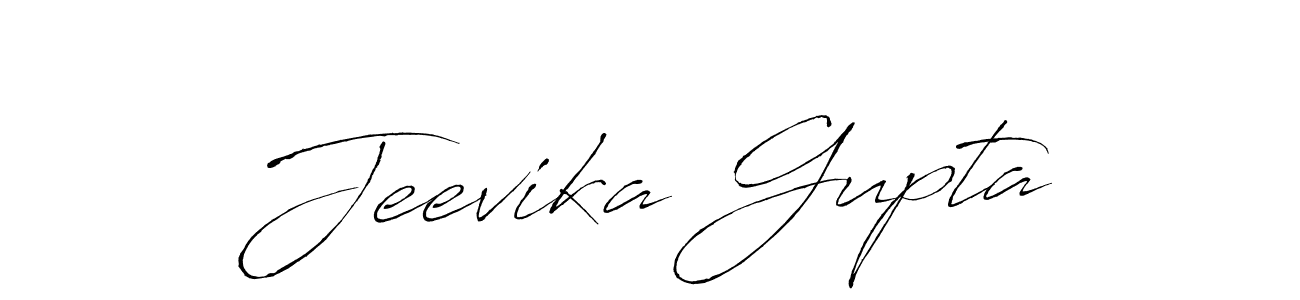 Jeevika Gupta stylish signature style. Best Handwritten Sign (Antro_Vectra) for my name. Handwritten Signature Collection Ideas for my name Jeevika Gupta. Jeevika Gupta signature style 6 images and pictures png