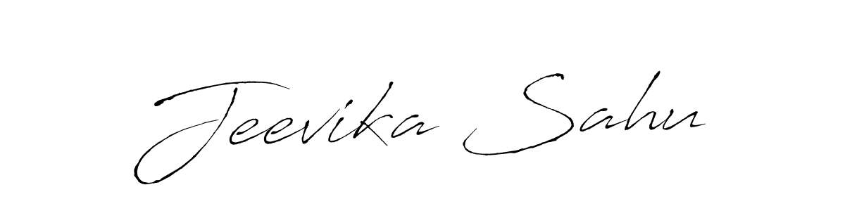 Make a beautiful signature design for name Jeevika Sahu. Use this online signature maker to create a handwritten signature for free. Jeevika Sahu signature style 6 images and pictures png