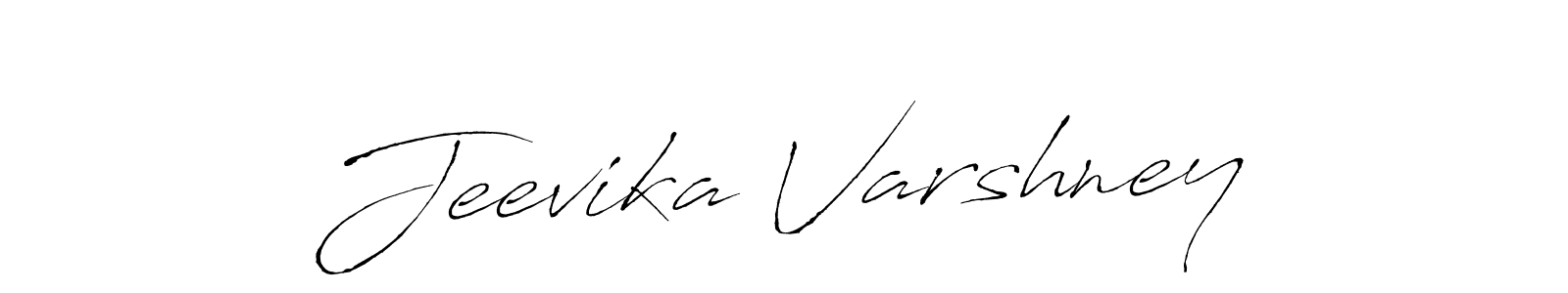 Similarly Antro_Vectra is the best handwritten signature design. Signature creator online .You can use it as an online autograph creator for name Jeevika Varshney. Jeevika Varshney signature style 6 images and pictures png