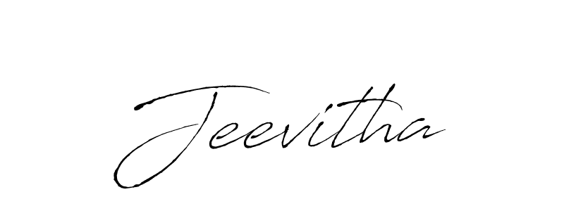 Also we have Jeevitha name is the best signature style. Create professional handwritten signature collection using Antro_Vectra autograph style. Jeevitha signature style 6 images and pictures png