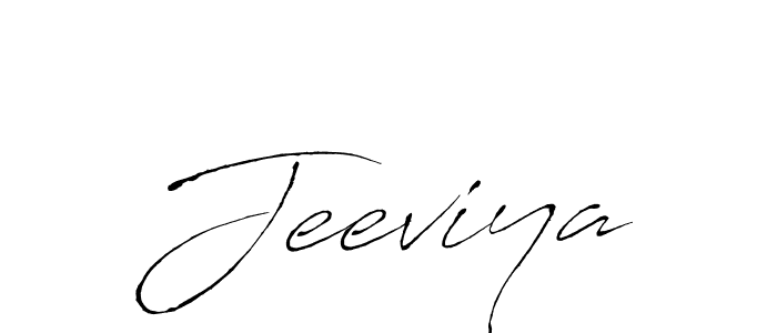 Create a beautiful signature design for name Jeeviya. With this signature (Antro_Vectra) fonts, you can make a handwritten signature for free. Jeeviya signature style 6 images and pictures png