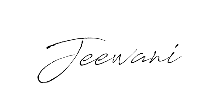Jeewani stylish signature style. Best Handwritten Sign (Antro_Vectra) for my name. Handwritten Signature Collection Ideas for my name Jeewani. Jeewani signature style 6 images and pictures png