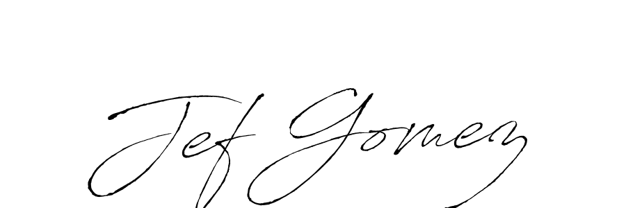 Make a short Jef Gomez signature style. Manage your documents anywhere anytime using Antro_Vectra. Create and add eSignatures, submit forms, share and send files easily. Jef Gomez signature style 6 images and pictures png