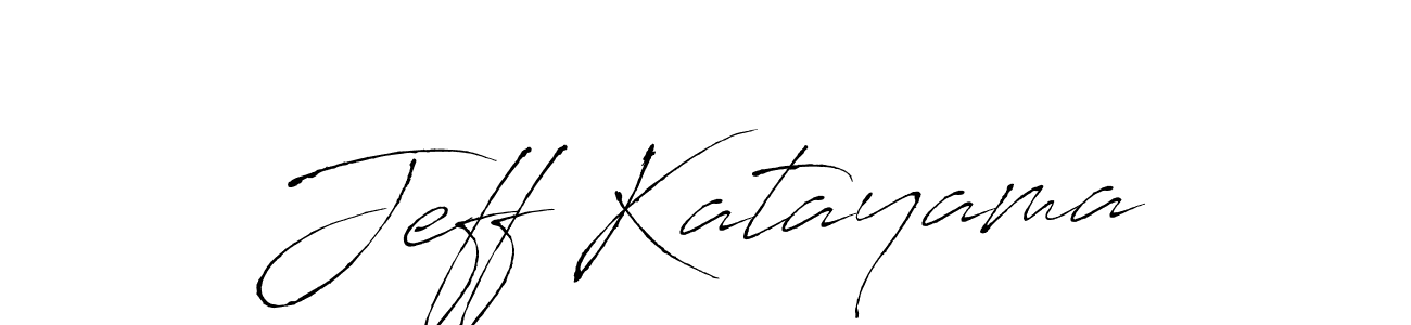 Create a beautiful signature design for name Jeff Katayama. With this signature (Antro_Vectra) fonts, you can make a handwritten signature for free. Jeff Katayama signature style 6 images and pictures png