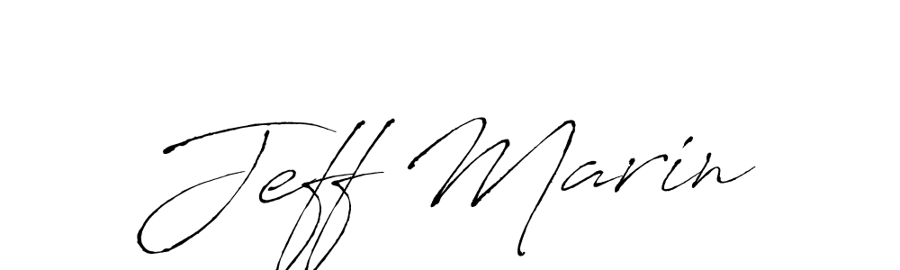 How to make Jeff Marin name signature. Use Antro_Vectra style for creating short signs online. This is the latest handwritten sign. Jeff Marin signature style 6 images and pictures png