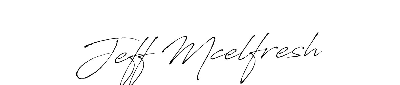 Create a beautiful signature design for name Jeff Mcelfresh. With this signature (Antro_Vectra) fonts, you can make a handwritten signature for free. Jeff Mcelfresh signature style 6 images and pictures png