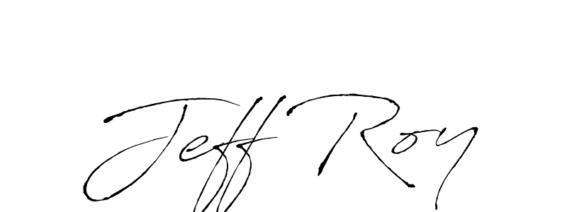 Make a beautiful signature design for name Jeff Roy. With this signature (Antro_Vectra) style, you can create a handwritten signature for free. Jeff Roy signature style 6 images and pictures png