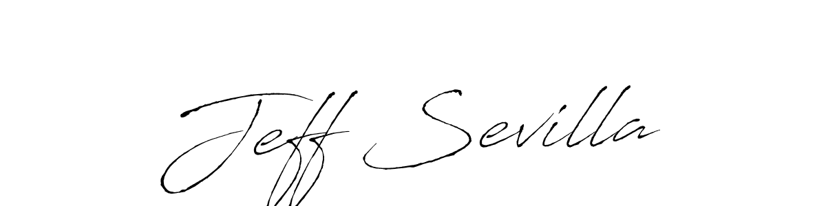 Create a beautiful signature design for name Jeff Sevilla. With this signature (Antro_Vectra) fonts, you can make a handwritten signature for free. Jeff Sevilla signature style 6 images and pictures png