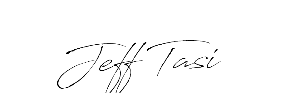 Make a beautiful signature design for name Jeff Tasi. With this signature (Antro_Vectra) style, you can create a handwritten signature for free. Jeff Tasi signature style 6 images and pictures png