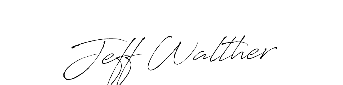 Use a signature maker to create a handwritten signature online. With this signature software, you can design (Antro_Vectra) your own signature for name Jeff Walther. Jeff Walther signature style 6 images and pictures png