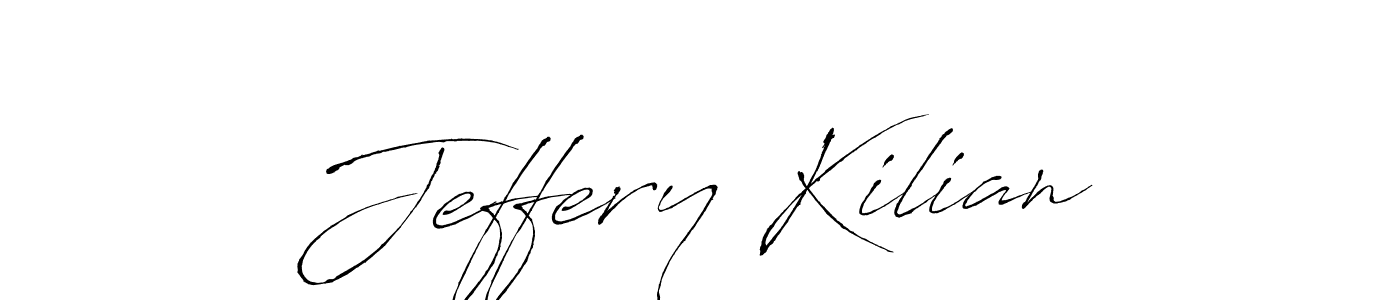 Design your own signature with our free online signature maker. With this signature software, you can create a handwritten (Antro_Vectra) signature for name Jeffery Kilian. Jeffery Kilian signature style 6 images and pictures png