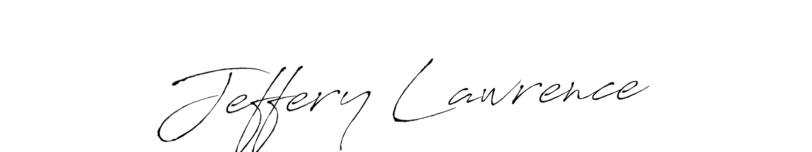 Design your own signature with our free online signature maker. With this signature software, you can create a handwritten (Antro_Vectra) signature for name Jeffery Lawrence. Jeffery Lawrence signature style 6 images and pictures png