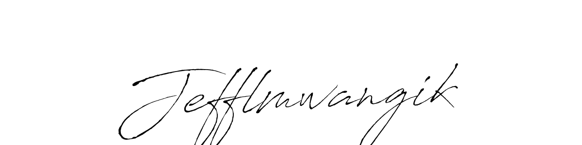 Jefflmwangik stylish signature style. Best Handwritten Sign (Antro_Vectra) for my name. Handwritten Signature Collection Ideas for my name Jefflmwangik. Jefflmwangik signature style 6 images and pictures png