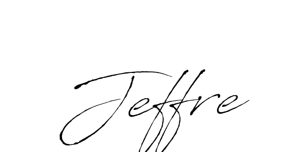 You should practise on your own different ways (Antro_Vectra) to write your name (Jeffre) in signature. don't let someone else do it for you. Jeffre signature style 6 images and pictures png