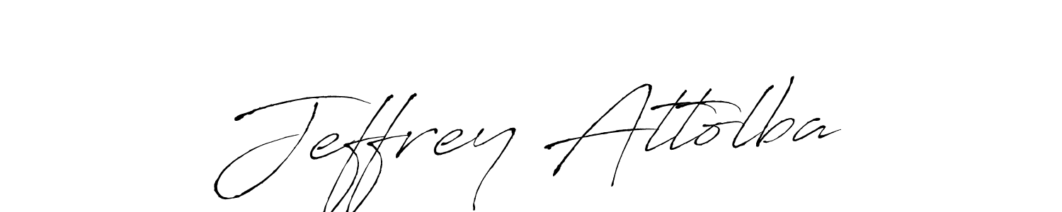 Make a beautiful signature design for name Jeffrey Attolba. Use this online signature maker to create a handwritten signature for free. Jeffrey Attolba signature style 6 images and pictures png