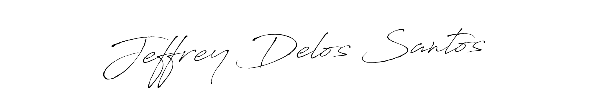 Design your own signature with our free online signature maker. With this signature software, you can create a handwritten (Antro_Vectra) signature for name Jeffrey Delos Santos. Jeffrey Delos Santos signature style 6 images and pictures png