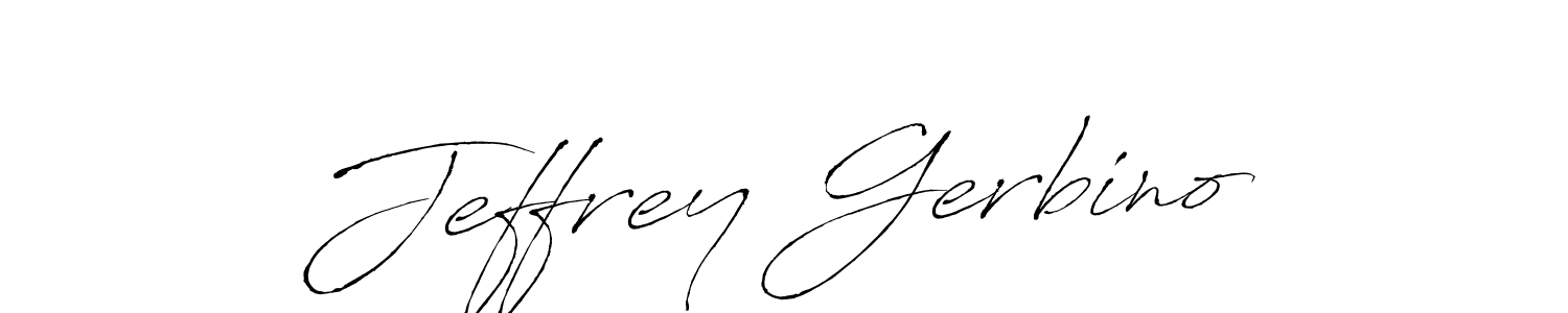 Create a beautiful signature design for name Jeffrey Gerbino. With this signature (Antro_Vectra) fonts, you can make a handwritten signature for free. Jeffrey Gerbino signature style 6 images and pictures png