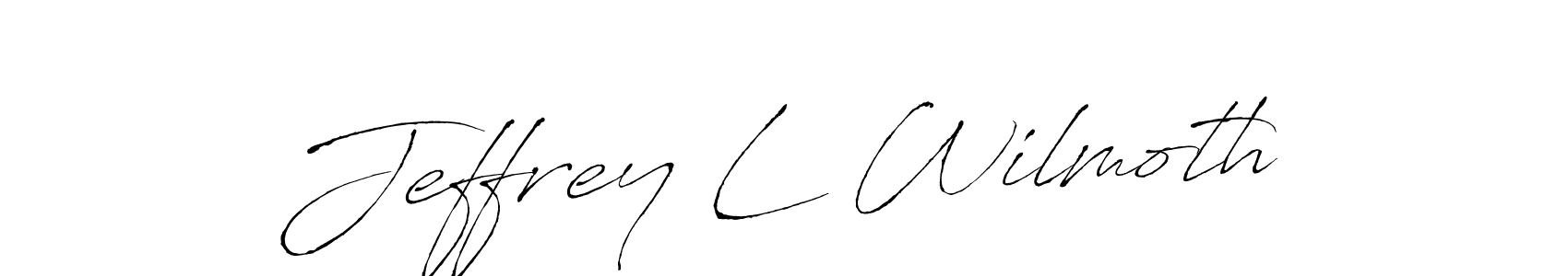 This is the best signature style for the Jeffrey L Wilmoth name. Also you like these signature font (Antro_Vectra). Mix name signature. Jeffrey L Wilmoth signature style 6 images and pictures png