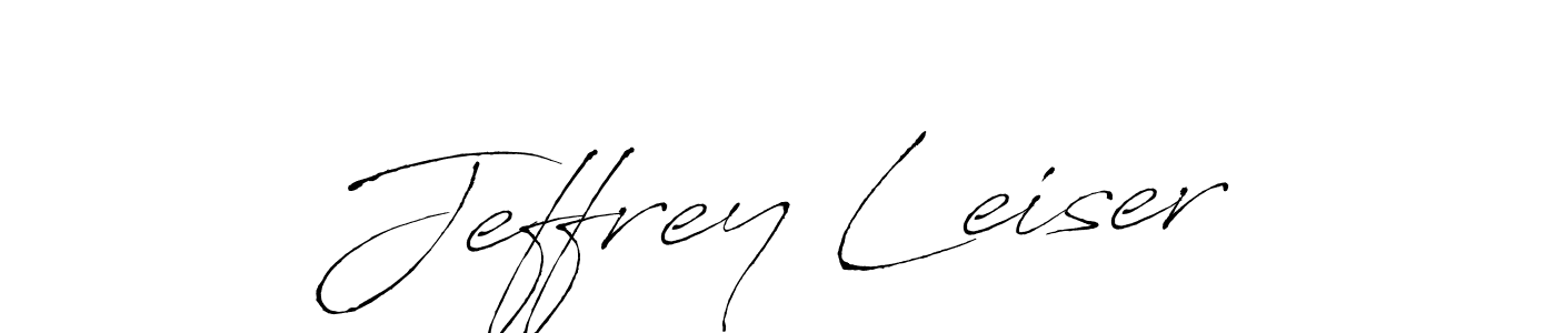 Jeffrey Leiser stylish signature style. Best Handwritten Sign (Antro_Vectra) for my name. Handwritten Signature Collection Ideas for my name Jeffrey Leiser. Jeffrey Leiser signature style 6 images and pictures png