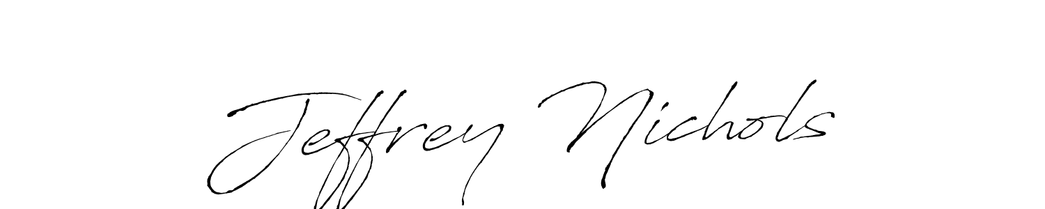 Design your own signature with our free online signature maker. With this signature software, you can create a handwritten (Antro_Vectra) signature for name Jeffrey Nichols. Jeffrey Nichols signature style 6 images and pictures png