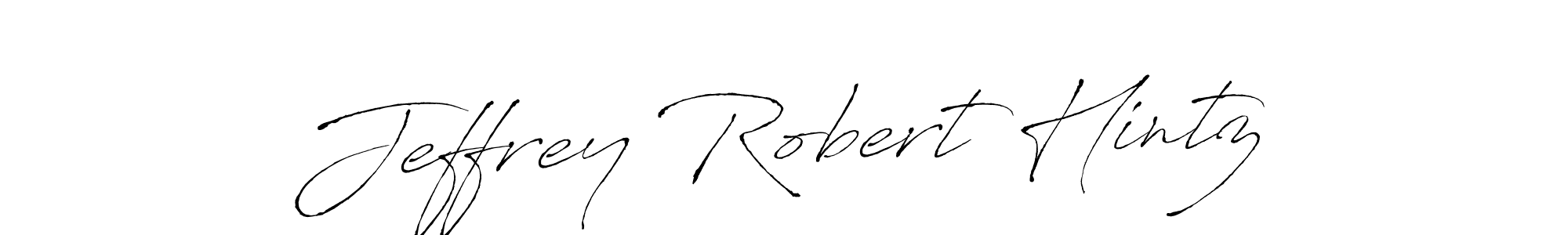 Jeffrey Robert Hintz stylish signature style. Best Handwritten Sign (Antro_Vectra) for my name. Handwritten Signature Collection Ideas for my name Jeffrey Robert Hintz. Jeffrey Robert Hintz signature style 6 images and pictures png