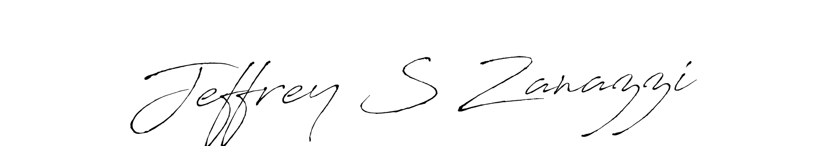 This is the best signature style for the Jeffrey S Zanazzi name. Also you like these signature font (Antro_Vectra). Mix name signature. Jeffrey S Zanazzi signature style 6 images and pictures png