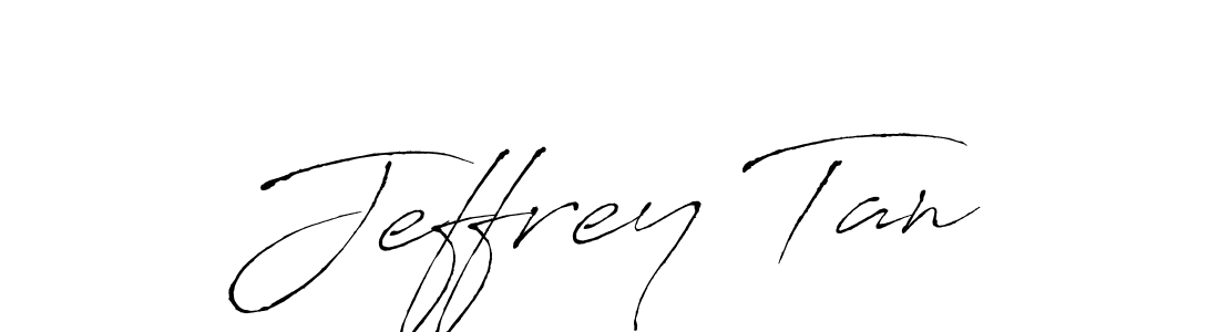 Design your own signature with our free online signature maker. With this signature software, you can create a handwritten (Antro_Vectra) signature for name Jeffrey Tan. Jeffrey Tan signature style 6 images and pictures png