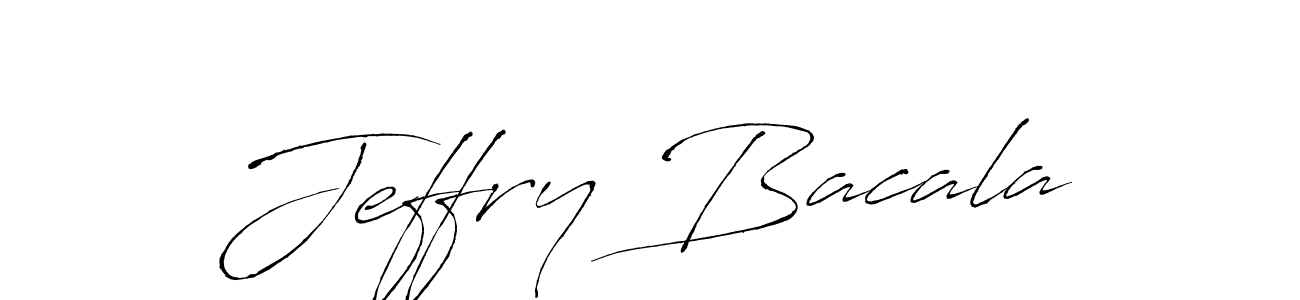 Jeffry Bacala stylish signature style. Best Handwritten Sign (Antro_Vectra) for my name. Handwritten Signature Collection Ideas for my name Jeffry Bacala. Jeffry Bacala signature style 6 images and pictures png