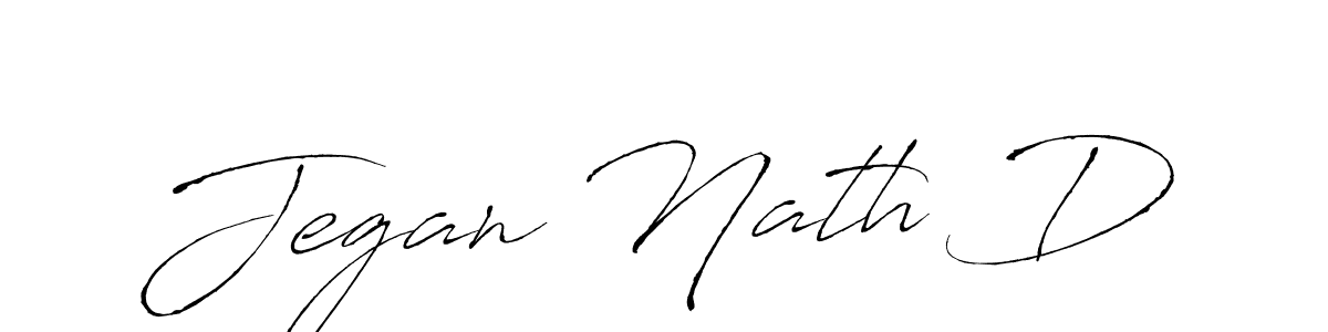 Also we have Jegan Nath D name is the best signature style. Create professional handwritten signature collection using Antro_Vectra autograph style. Jegan Nath D signature style 6 images and pictures png