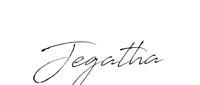 Design your own signature with our free online signature maker. With this signature software, you can create a handwritten (Antro_Vectra) signature for name Jegatha. Jegatha signature style 6 images and pictures png