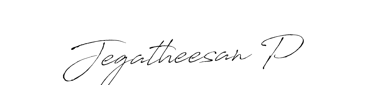 Also we have Jegatheesan P name is the best signature style. Create professional handwritten signature collection using Antro_Vectra autograph style. Jegatheesan P signature style 6 images and pictures png