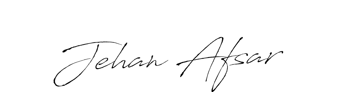 Make a beautiful signature design for name Jehan Afsar. With this signature (Antro_Vectra) style, you can create a handwritten signature for free. Jehan Afsar signature style 6 images and pictures png