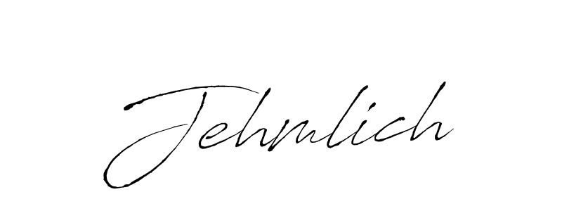 Design your own signature with our free online signature maker. With this signature software, you can create a handwritten (Antro_Vectra) signature for name Jehmlich. Jehmlich signature style 6 images and pictures png