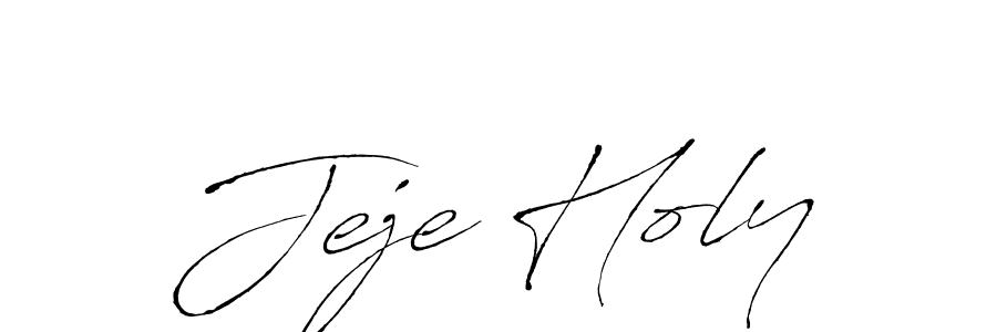 The best way (Antro_Vectra) to make a short signature is to pick only two or three words in your name. The name Jeje Holy include a total of six letters. For converting this name. Jeje Holy signature style 6 images and pictures png