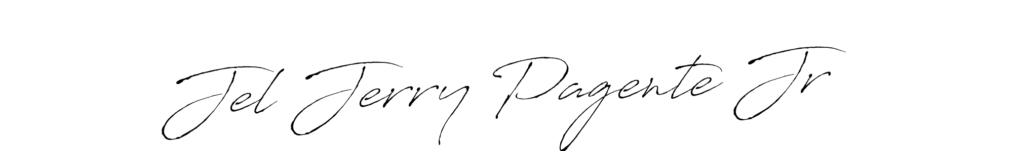 Also we have Jel Jerry Pagente Jr name is the best signature style. Create professional handwritten signature collection using Antro_Vectra autograph style. Jel Jerry Pagente Jr signature style 6 images and pictures png