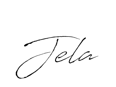 Jela stylish signature style. Best Handwritten Sign (Antro_Vectra) for my name. Handwritten Signature Collection Ideas for my name Jela. Jela signature style 6 images and pictures png